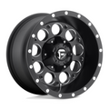 Fuel 1PC D525 Revolver 15x8 Matte Black Milled Wheel with 6x139.7 Bolt Pattern and -18 Offset