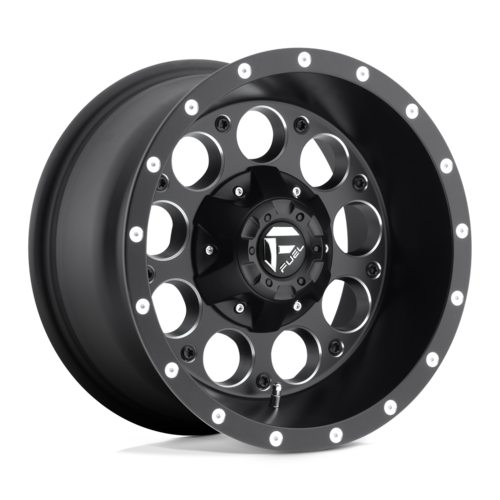 Fuel 1PC D525 Revolver 15x8 Matte Black Milled Wheel with 6x139.7 Bolt Pattern and -18 Offset