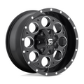 Fuel 1PC D525 Revolver 17x9 Matte Black Milled Wheel with 6x135/139.7 Bolt Pattern and 106.10 Center Bore
