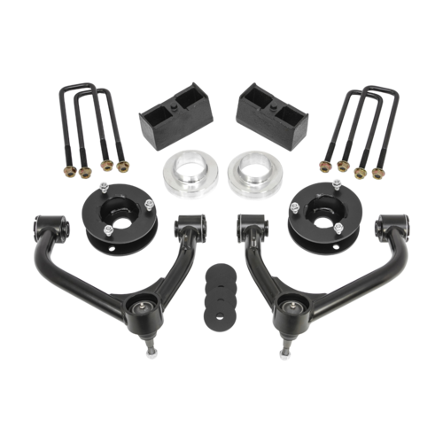 ReadyLift Suspension RL 4 Front and 3 Rear Block Kit for 2019 GM 1500