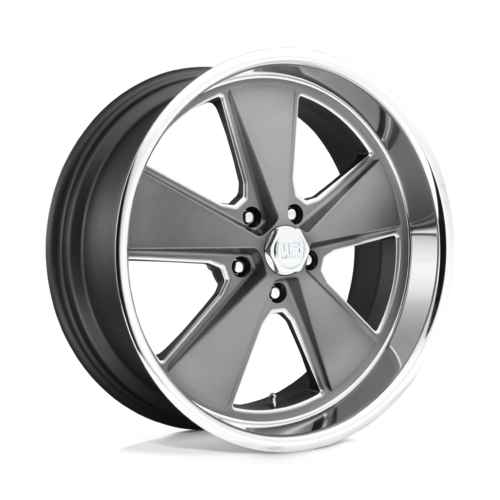 US Mag 1PC U120 Roadster 20x8 Matte Gun Metal Machined Wheel with 5x120.65 Bolt Pattern