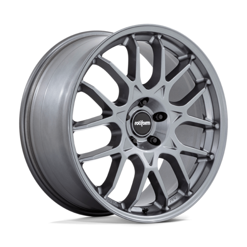 Rotiform R196 ZWS 21x10.5 Inch Gloss Anthracite Wheel with 5x112 Bolt Pattern and +38 Offset