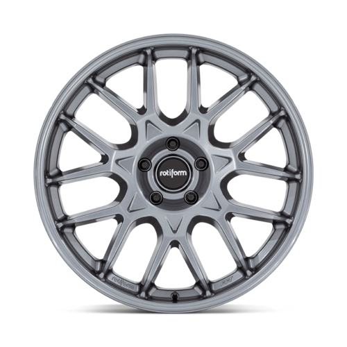 Rotiform R196 ZWS 21x10.5 Inch Gloss Anthracite Wheel with 5x112 Bolt Pattern and +38 Offset