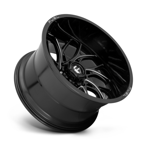Fuel 1PC D741 Runner 22x10 Black Gloss Milled Wheel with -18mm Offset
