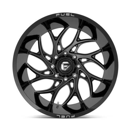 Fuel 1PC D741 Runner 22x12 Inch Gloss Black Milled Off-Road Wheel with 8x180 Bolt Pattern