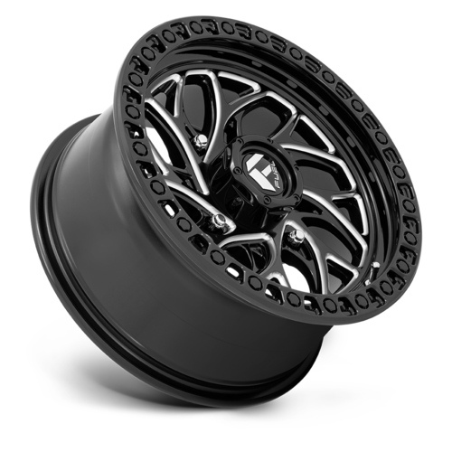 Fuel UTV D741 Runner UTV 24x7 4x156 Gloss Black Milled Wheel