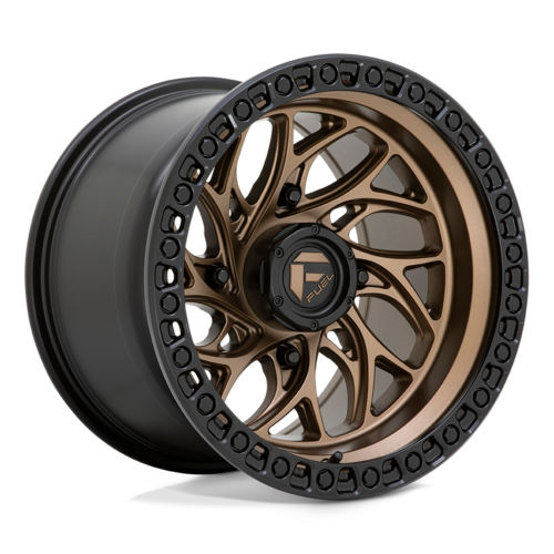 Fuel UTV D777 Runner UTV 15x10 4x156 Bronze with Black Ring Wheel