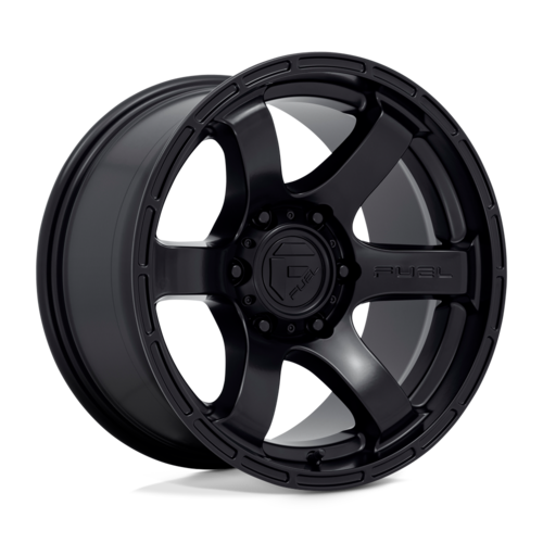 Fuel 1PC D766 RUSH 18x9 Satin Black Wheel with 6x135 Bolt Pattern and 87.10mm Center Bore