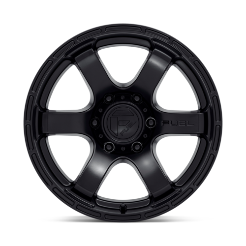 Fuel 1PC D766 RUSH Satin Black 17x9 Wheel with 6x139.7 Bolt Pattern and -12mm Offset