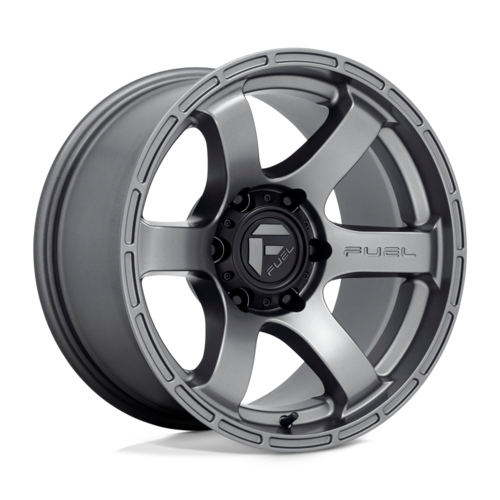 Fuel 1PC D767 RUSH 18x9 Matte Gunmetal Wheel with 6x120 Bolt Pattern and 20mm Offset