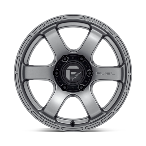 Fuel 1PC D767 RUSH 18x9 Matte Gun Metal Wheel with 6x114.3 Bolt Pattern and 20mm Offset