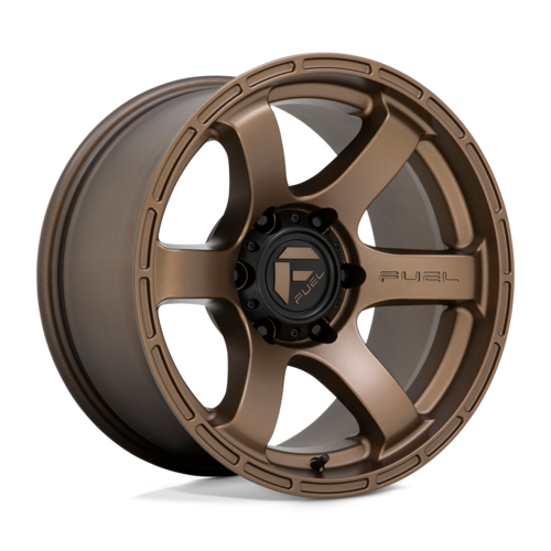 Fuel 1PC D768 RUSH 18x9 Matte Bronze Alloy Wheel with 6x139.7 Bolt Pattern