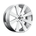 DUB 1PC S131 8-Ball Chrome 22-Inch Wheel with 9.5-Inch Width and 6x139.7 Bolt Pattern