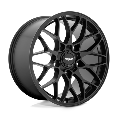 Rotiform R190 SGN 20x10.5 Matte Black Wheels with 5x112 Bolt Pattern and 66.56mm Center Bore