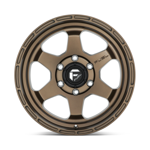 Fuel 1PC D666 SHOK 18x9 Matte Bronze Wheel with 5x150 Bolt Pattern and 110.10 Center Bore