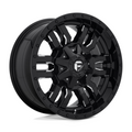Fuel 1PC D595 SLEDGE 18x9 Black Gloss Milled Wheel with 8x180 Bolt Pattern and +20 Offset