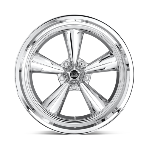 US Mag 1PC U104 Standard 18x8 Chrome Alloy Wheel with 5x120.65 Bolt Pattern and +1 Offset