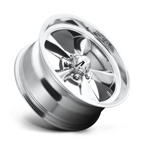 US Mag 1PC U108 Standard 15x8 High Luster Polished Wheel with 5x120.65 Bolt Pattern