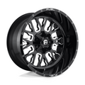 Fuel 1PC D611 Stroke 20x9 Wheel with Gloss Black Milled Finish and 6x135/6x139.7 Bolt Pattern