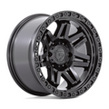 Fuel 1PC D810 SYNDICATE 17x9 Blackout Wheel with -12 Offset and 5x127 Bolt Pattern