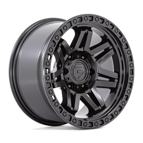 Fuel 1PC D810 SYNDICATE 17x9 Blackout Off-Road Wheel with 6x139.7 Bolt Pattern and -12 Offset