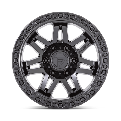 Fuel 1PC D810 SYNDICATE 17x9 Blackout Wheel with -12 Offset and 5x127 Bolt Pattern