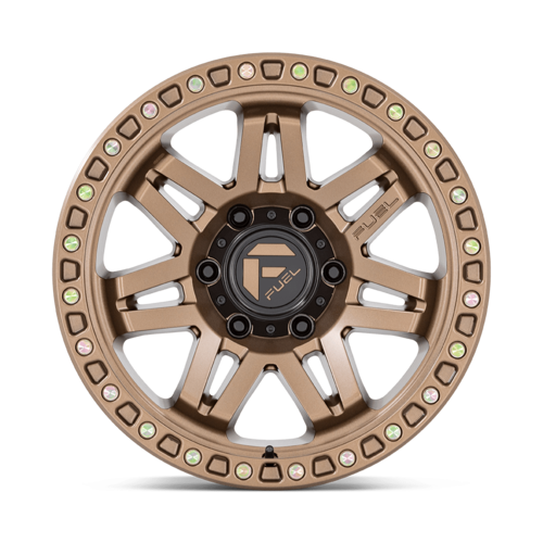 Fuel 1PC D811 Syndicate 17x9 Full Matte Bronze Wheel with -12 Offset and 6x139.7 Bolt Pattern