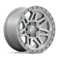 Fuel 1PC D812 SYNDICATE 17x9 Silver Platinum Wheel with 6x139.7 Bolt Pattern and +1 Offset
