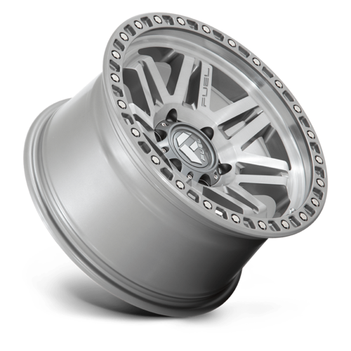 Fuel 1PC Syndicate 17x9 Aluminum Wheel with -12 Offset and Silver Platinum Finish