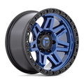 Fuel 1PC D813 SYNDICATE 17x9 Dark Blue with Black Ring Wheel with -12 Offset and 6x139.7 Bolt Pattern