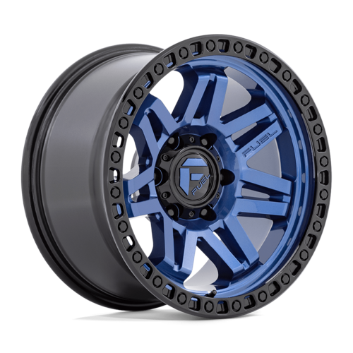 Fuel 1PC D813 SYNDICATE 17x9 Inch Dark Blue with Black Ring Wheel