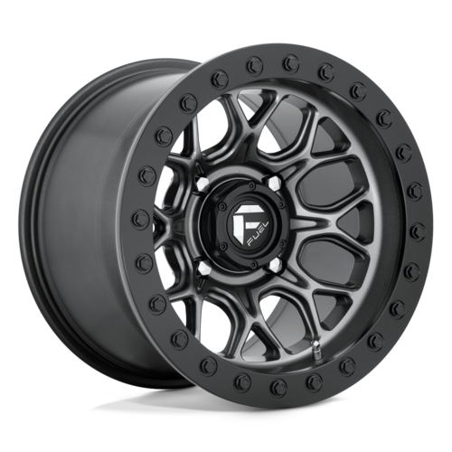 Fuel UTV D919 Tech 15x10 Matte Gunmetal Black Beadlock Wheel with 4x156 Bolt Pattern and 132mm Center Bore