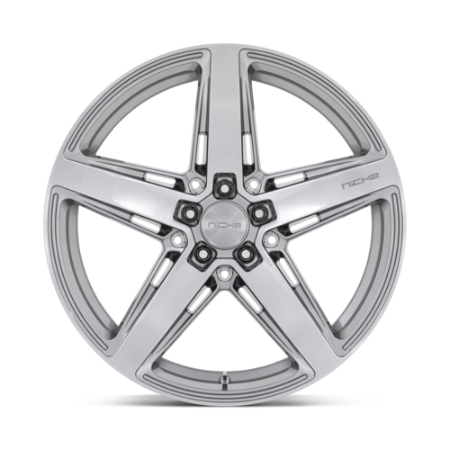 Niche 1PC M270 Teramo 20x9 Wheel with 5x120 Bolt Pattern and Anthracite Brushed Finish