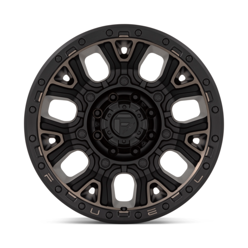 Fuel 1PC D824 Traction 20x10 Matte Black with Double Dark Tint Wheel with 8x180 Bolt Pattern and -18 Offset