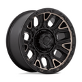 Fuel 1PC D824 Traction 20x9 Matte Black Wheel with 8x165.1 Bolt Pattern and +1 Offset