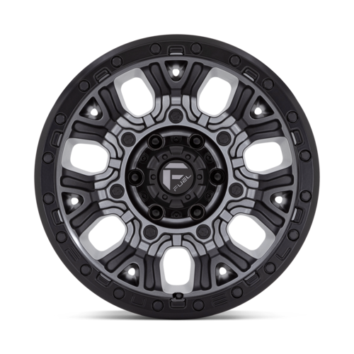 Fuel 1PC D825 Traction 20x10 Matte Gunmetal Wheel with Black Ring – 5x127 Bolt Pattern, -18 Offset