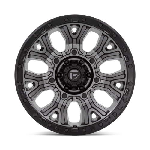 Fuel 1PC D825 Traction 20x10 Matte Gunmetal Wheel with Black Ring for 6x139.7 Bolt Pattern and -18 Offset