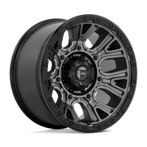 Fuel 1PC D825 Traction 20x10 Matte Gunmetal Wheel with Black Ring and -18 Offset