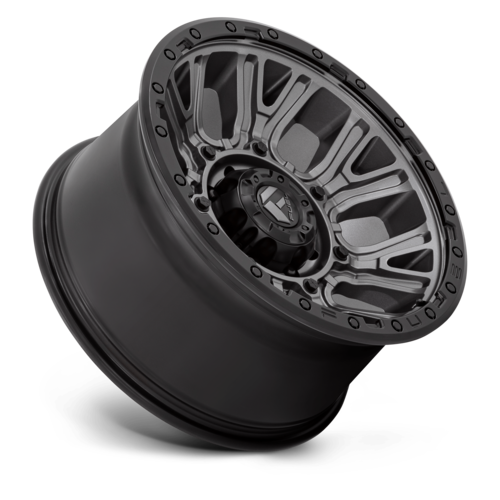 Fuel 1PC D825 Traction 20x10 Matte Gunmetal Wheel with Black Ring and -18 Offset