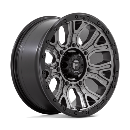 Fuel 1PC D825 Traction 20x9 Matte Gunmetal Wheel with Black Ring and 6x135 Bolt Pattern