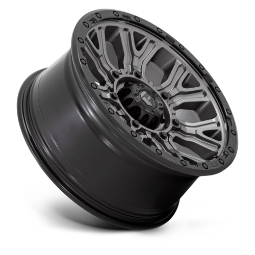 Fuel 1PC D825 Traction 20x9 Matte Gunmetal Wheel with Black Ring and 6x135 Bolt Pattern