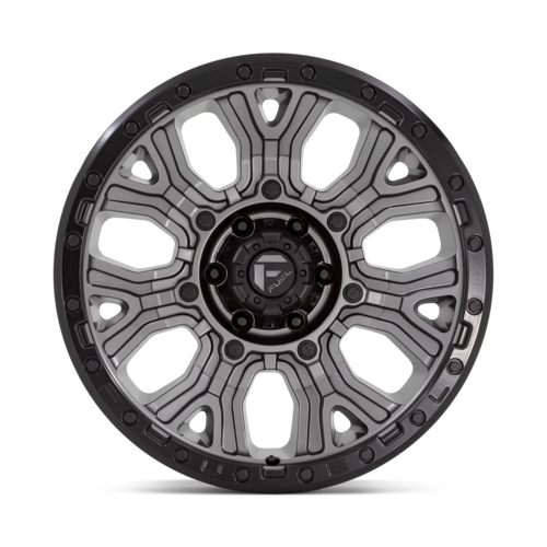 Fuel 1PC D825 Traction 20x9 Matte Gunmetal Wheel with Black Ring and 6x135 Bolt Pattern