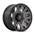 Fuel 1PC D825 Traction 20x9 Matte Gunmetal Wheel with Black Ring, 8x170 Bolt Pattern, +1 Offset