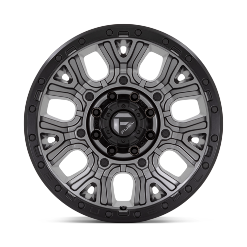 Fuel 1PC D825 Traction 20x9 Matte Gunmetal Wheel with Black Ring and 8x180 Bolt Pattern