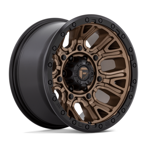 Fuel 1PC D826 Traction 17x9 Matte Bronze Wheel with Black Ring and -12 Offset