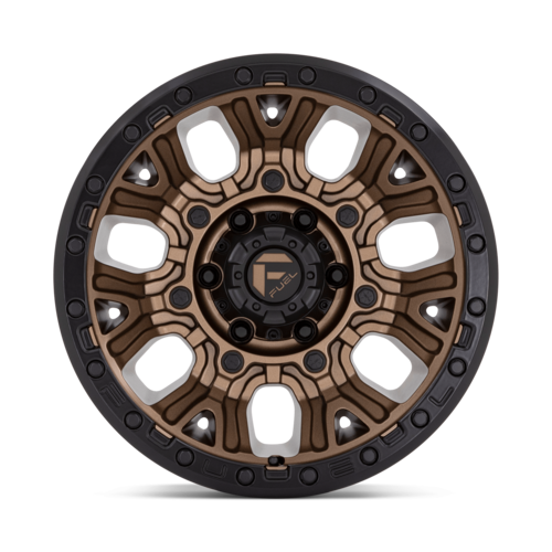 Fuel 1PC D826 Traction 17x9 Matte Bronze with Black Ring Wheel