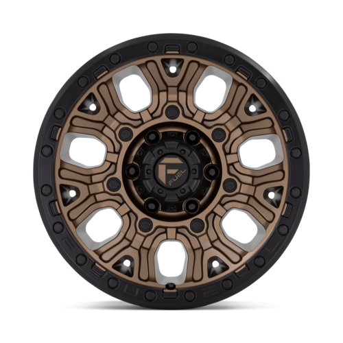 Fuel 1PC D826 Traction 17x9 Matte Bronze with Black Ring Wheel