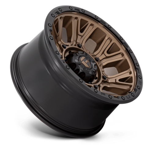 Fuel 1PC D826 Traction 20x10 Matte Bronze with Black Ring Wheel for 8x6.5 Bolt Pattern