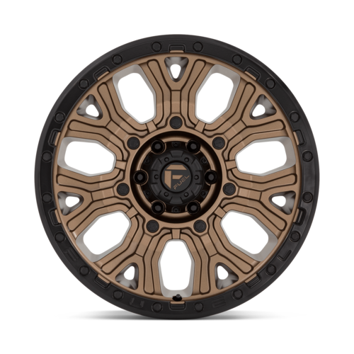 Fuel 1PC D826 Traction 20x9 Matte Bronze with Black Ring Wheel