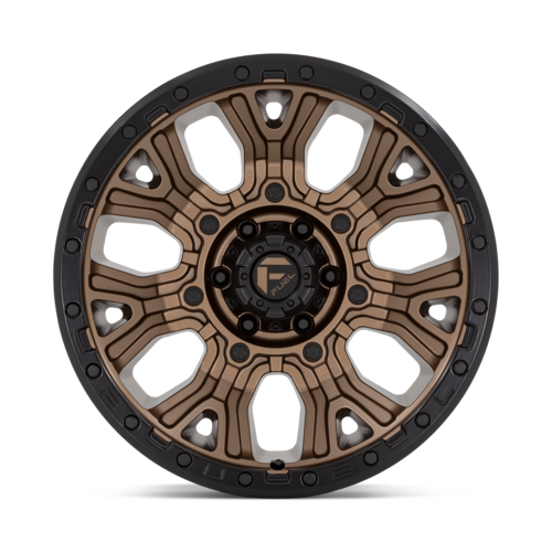 Fuel 1PC D826 Traction 20x10 Matte Bronze with Black Ring Wheel